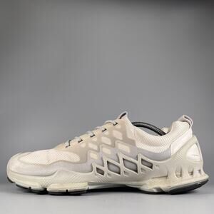ECCO Biom Aex Men’s US 12-12.5 EU 46 Cream Trainer Athletic Sneakers Shoes GUC